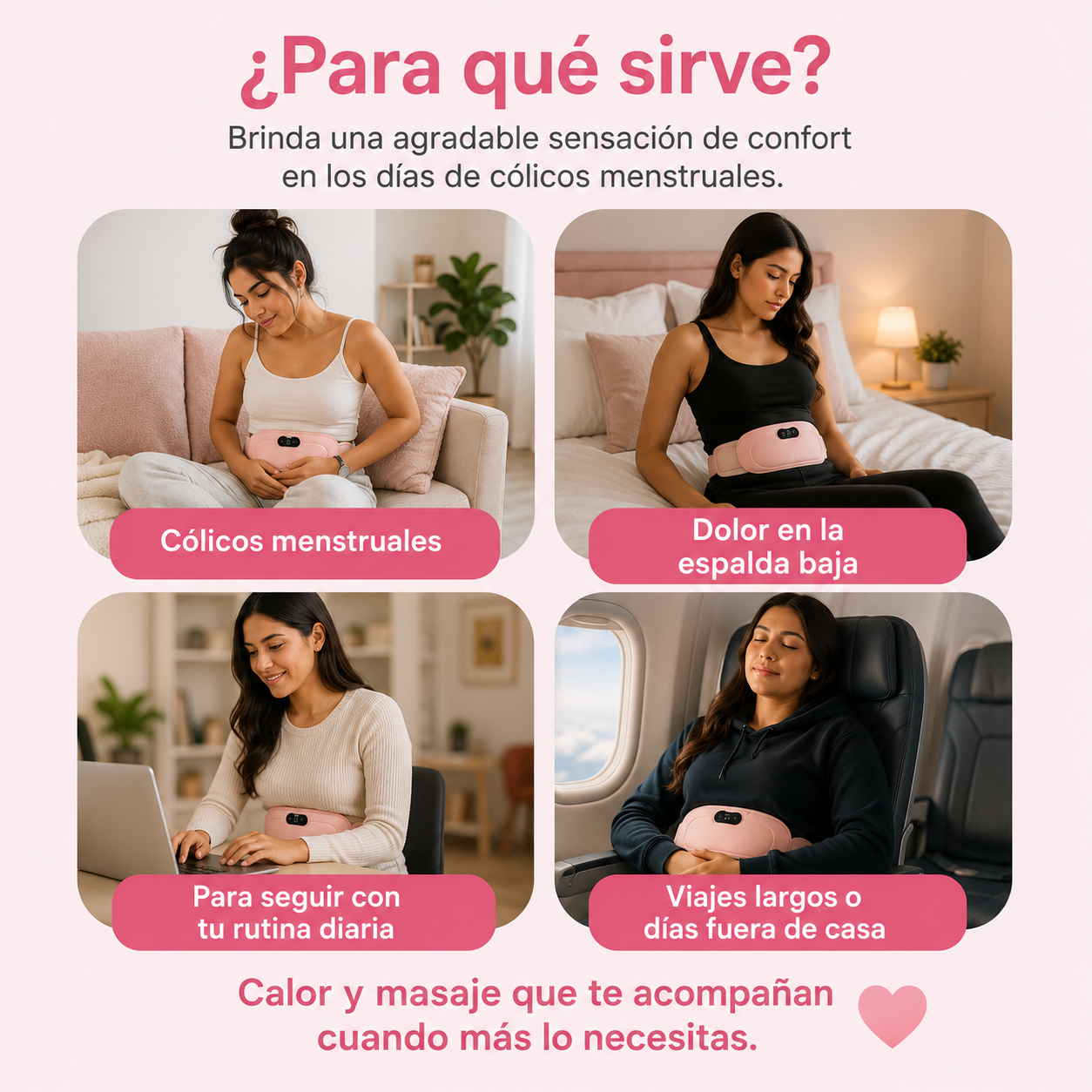 Almohadilla Térmica Anticólicos Menstruales